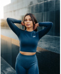 Revolution Crop Top - Teget plava