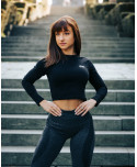 Revolution Crop Top - Crna