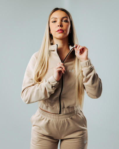 Elevate Crop Duks - Krem