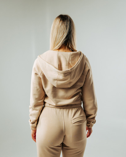 Elevate Crop Duks - Krem