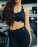 Aura Seamless Top - Crna