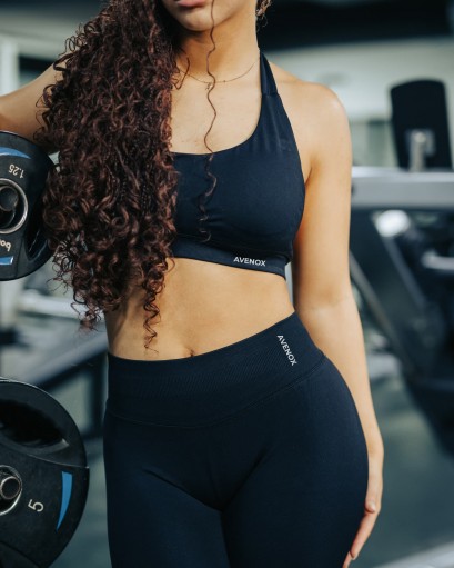 Aura Seamless Top - Crna