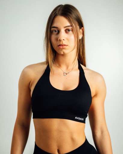 Aura Seamless Top - Crna