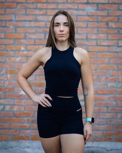Allure Seamless Top - Crna